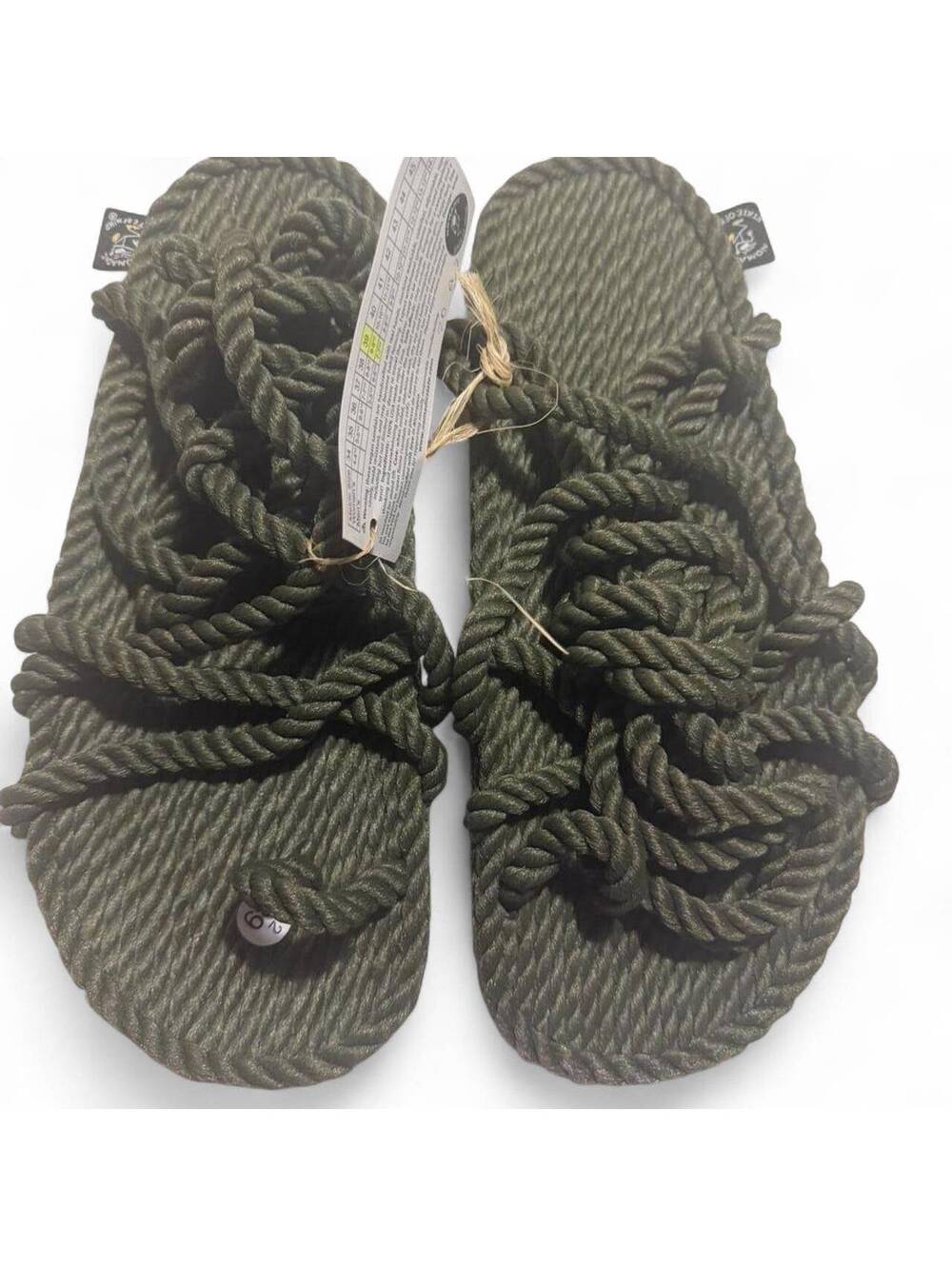 Nomadic State of Mind Women's Rope Sandals S. 39 Olive Green